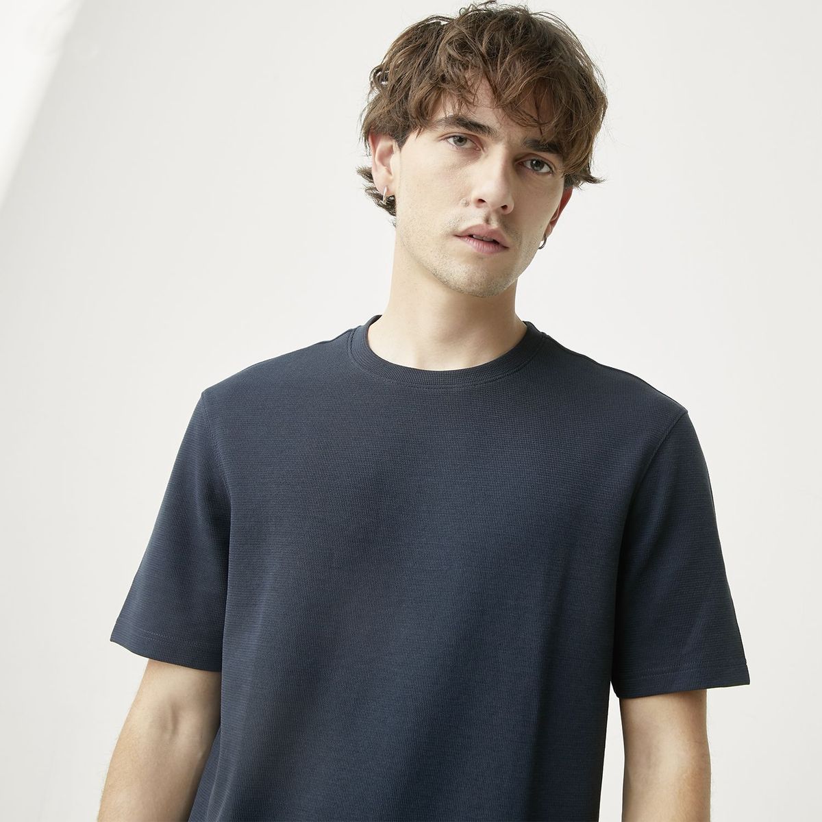 BASEMENT - Polo texturas Hombre Basement