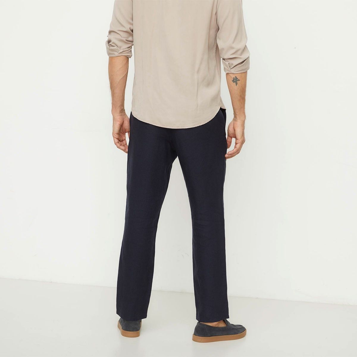 WOLF&HANK - Pantalón 100% Lino Regular Fit Hombre Wolf&hank