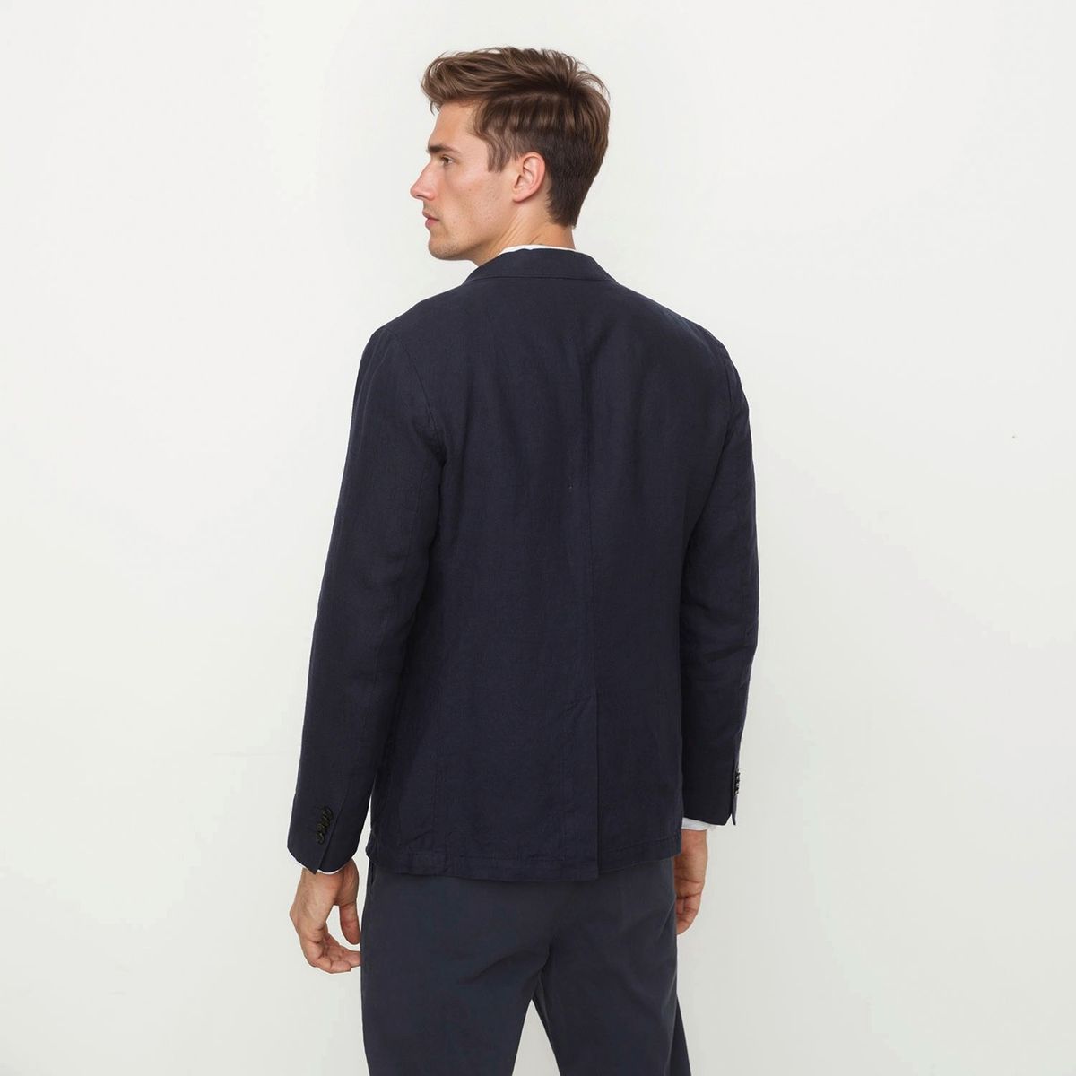 WOLF&HANK - Blazer 100% Lino Hombre Wolf&Hank