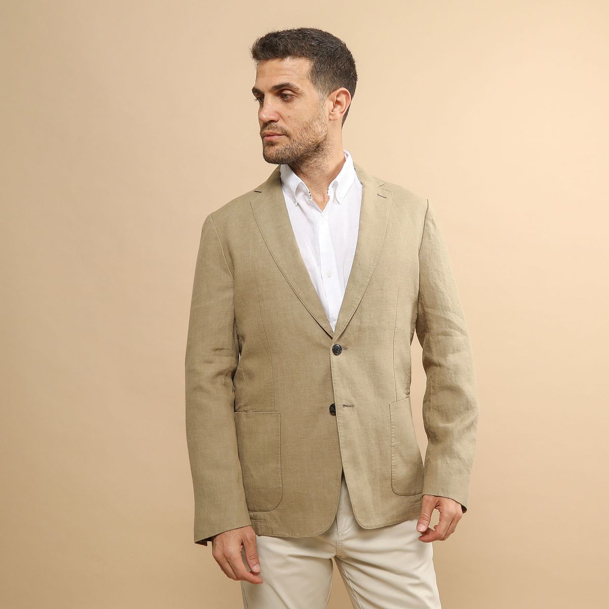 WOLF&HANK - Blazer 100% Lino Hombre Wolf&Hank