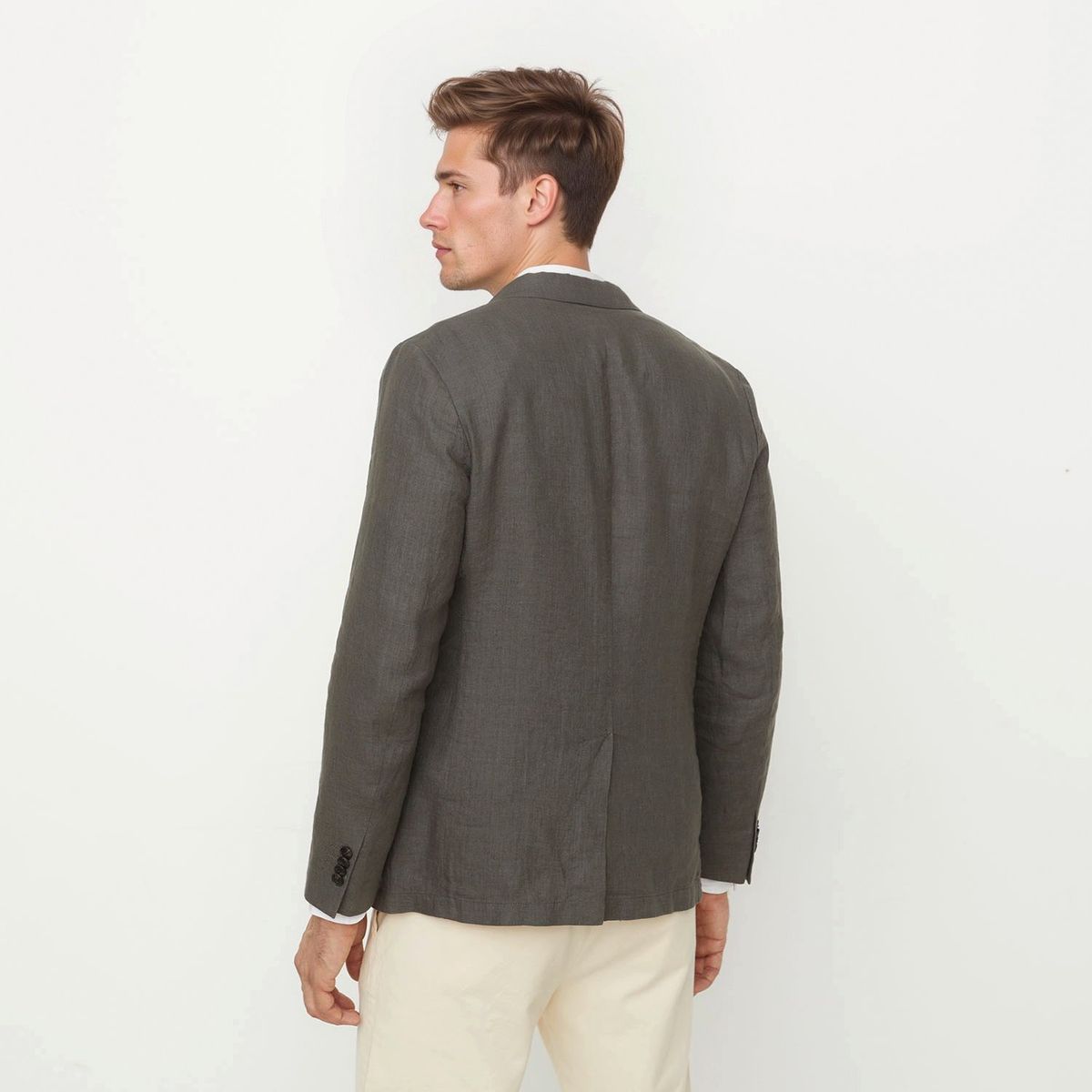 WOLF&HANK - Blazer 100% Lino Hombre Wolf&Hank