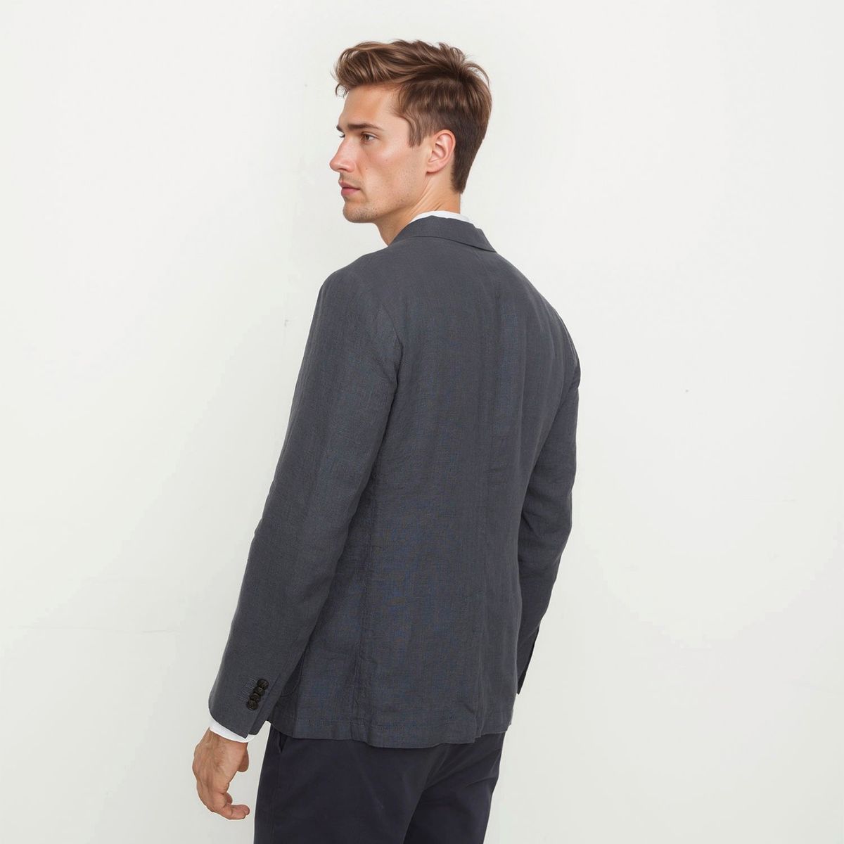 WOLF&HANK - Blazer 100% Lino Hombre Wolf&Hank