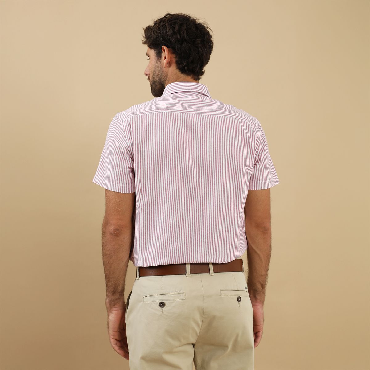 UNIVERSITY CLUB - Camisa 100% Algodón Casual Regular Fit Hombre University Club