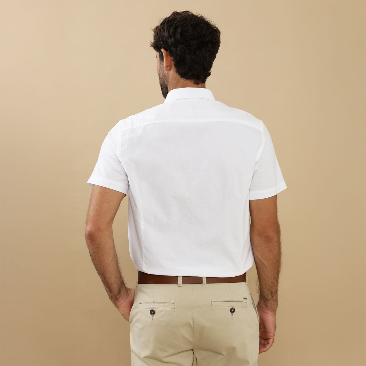 UNIVERSITY CLUB - Camisa 100% Algodón Casual Regular Fit Hombre University Club