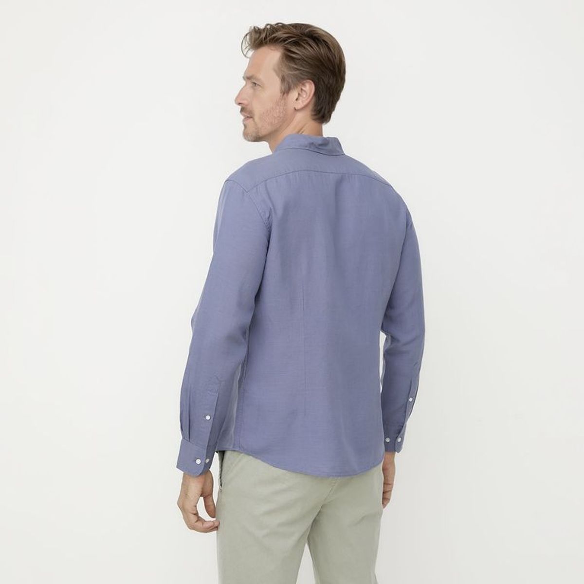 LA MARTINA - Camisa Lino Casual Regular Fit Hombre La Martina