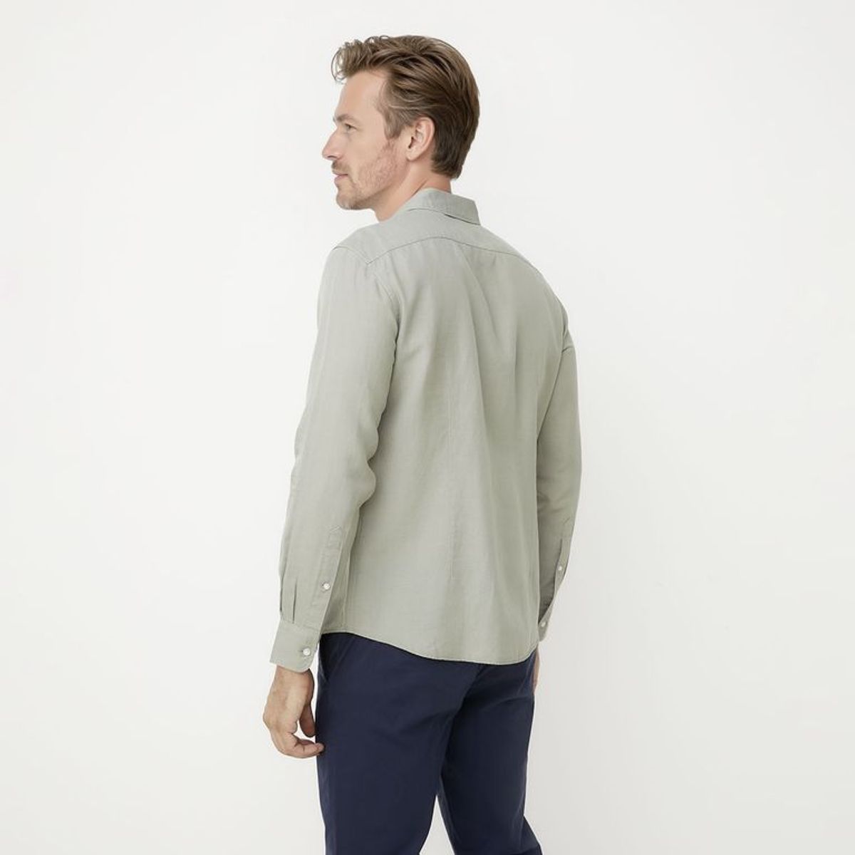 LA MARTINA - Camisa Lino Casual Regular Fit Hombre La Martina