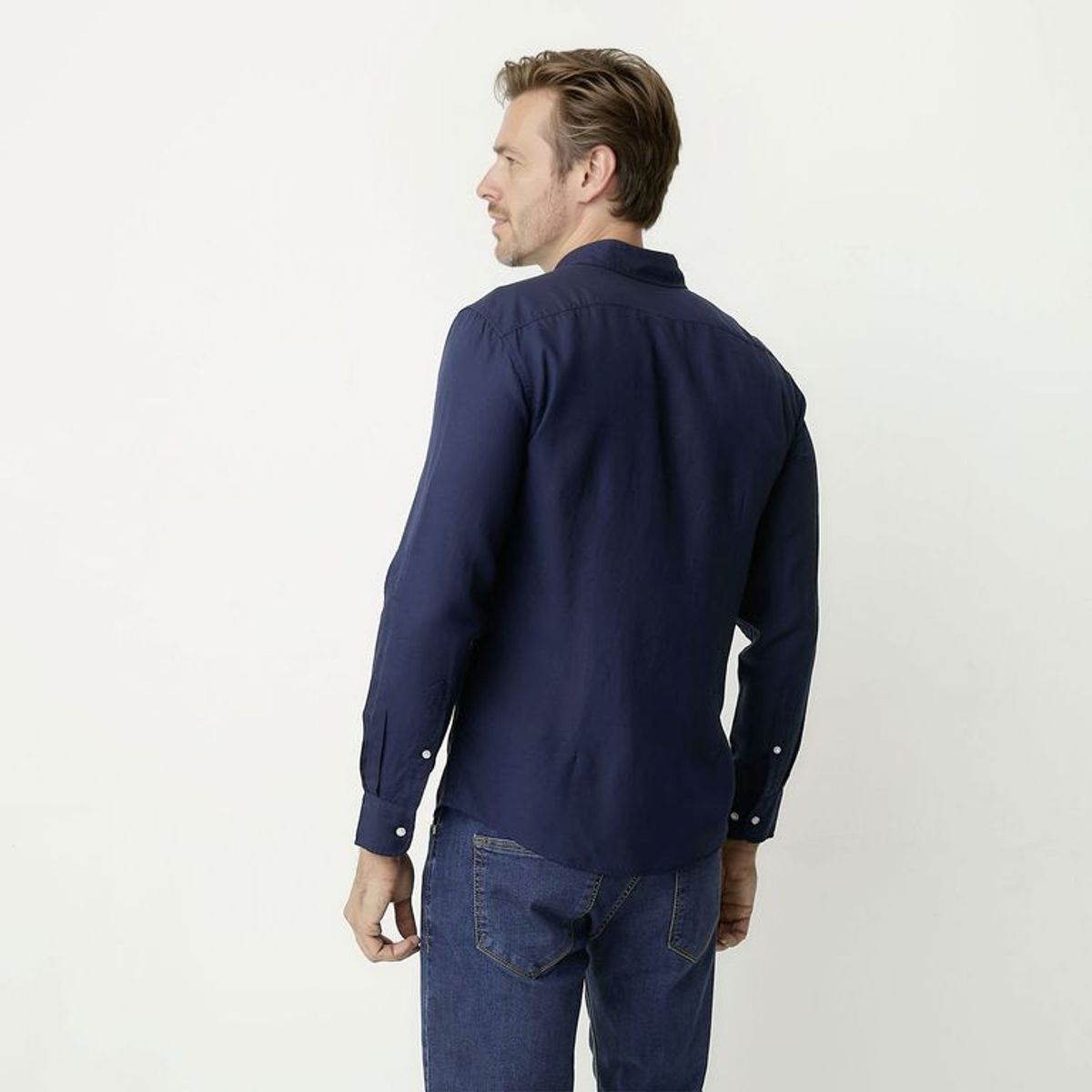 LA MARTINA - Camisa Lino Casual Regular Fit Hombre La Martina