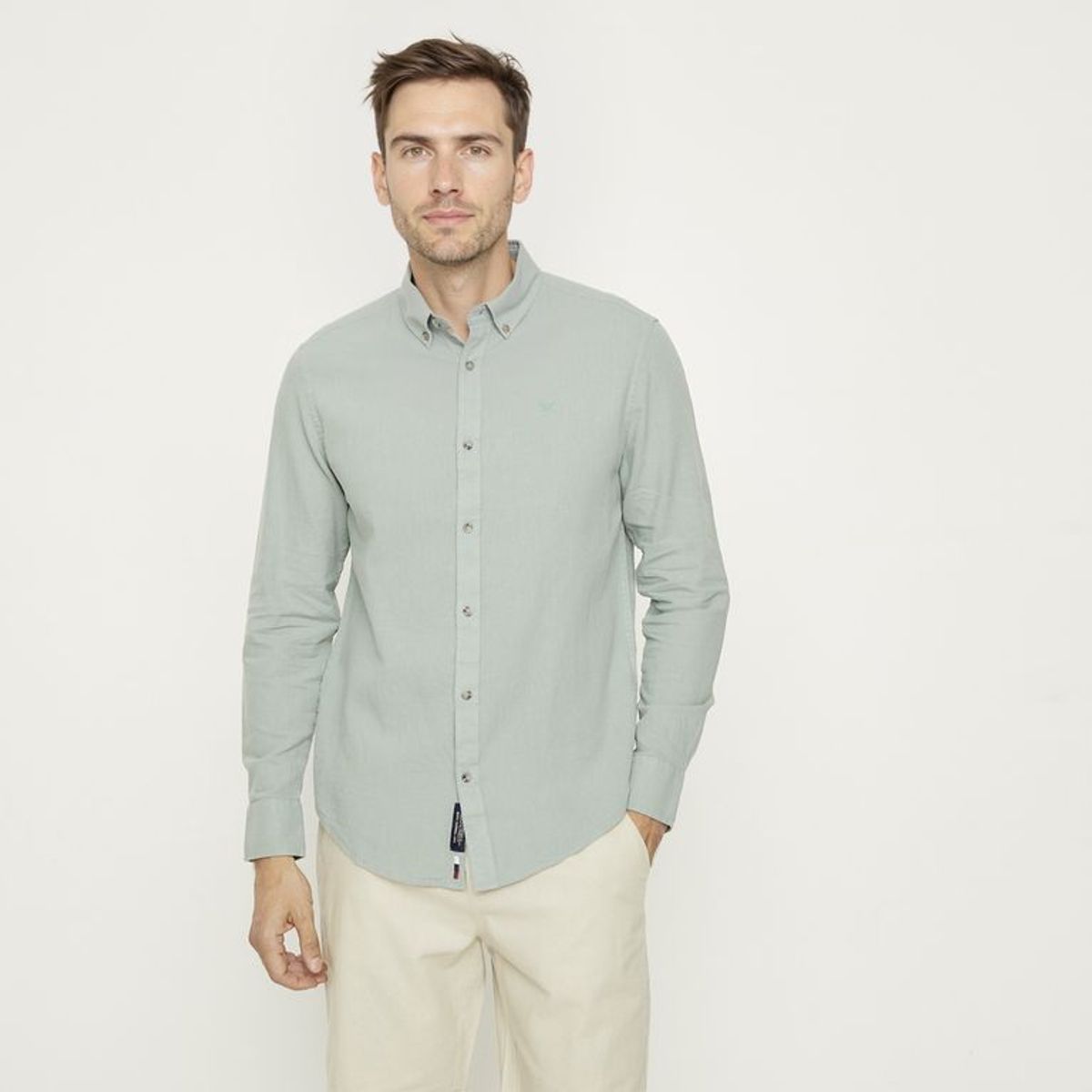 UNIVERSITY CLUB - Camisa Lino Casual Hombre University Club