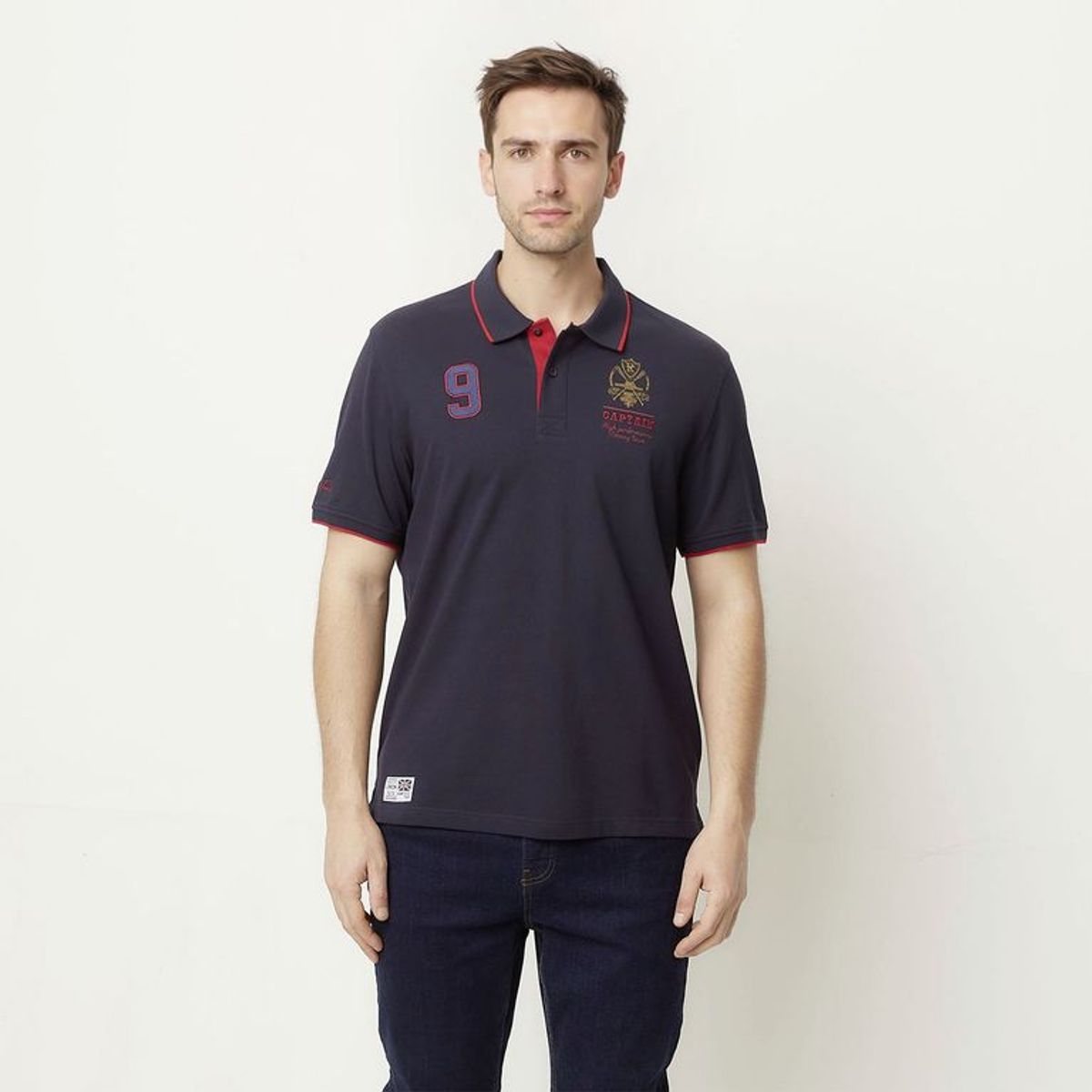 UNIVERSITY CLUB - Polo 100% Algodón Manga Larga Hombre University Club