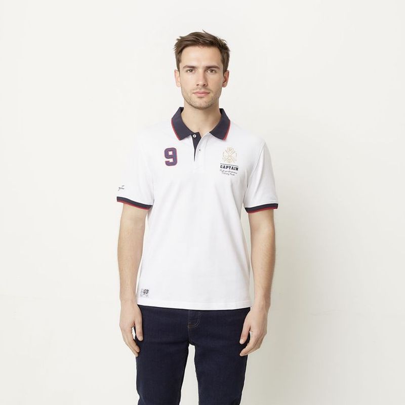 UNIVERSITY CLUB - Polo 100% Algodón Manga Larga Hombre University Club