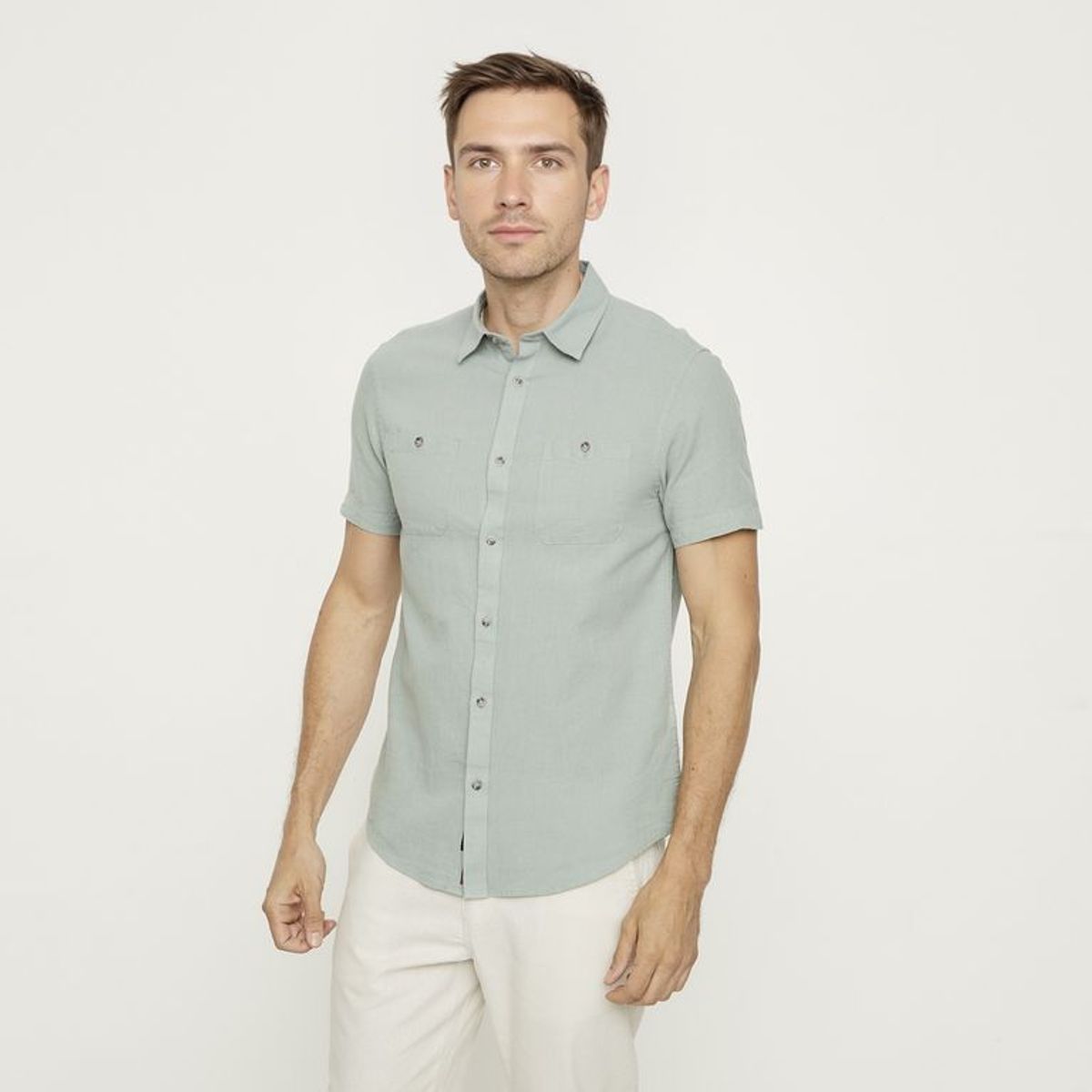 UNIVERSITY CLUB - Camisa Algodón Casual Hombre University Club