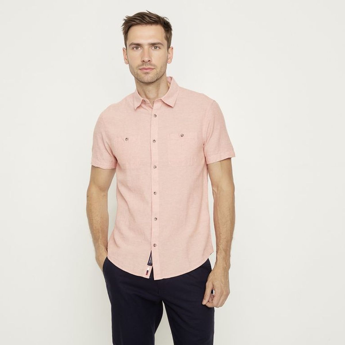 UNIVERSITY CLUB - Camisa Algodón Casual Hombre University Club