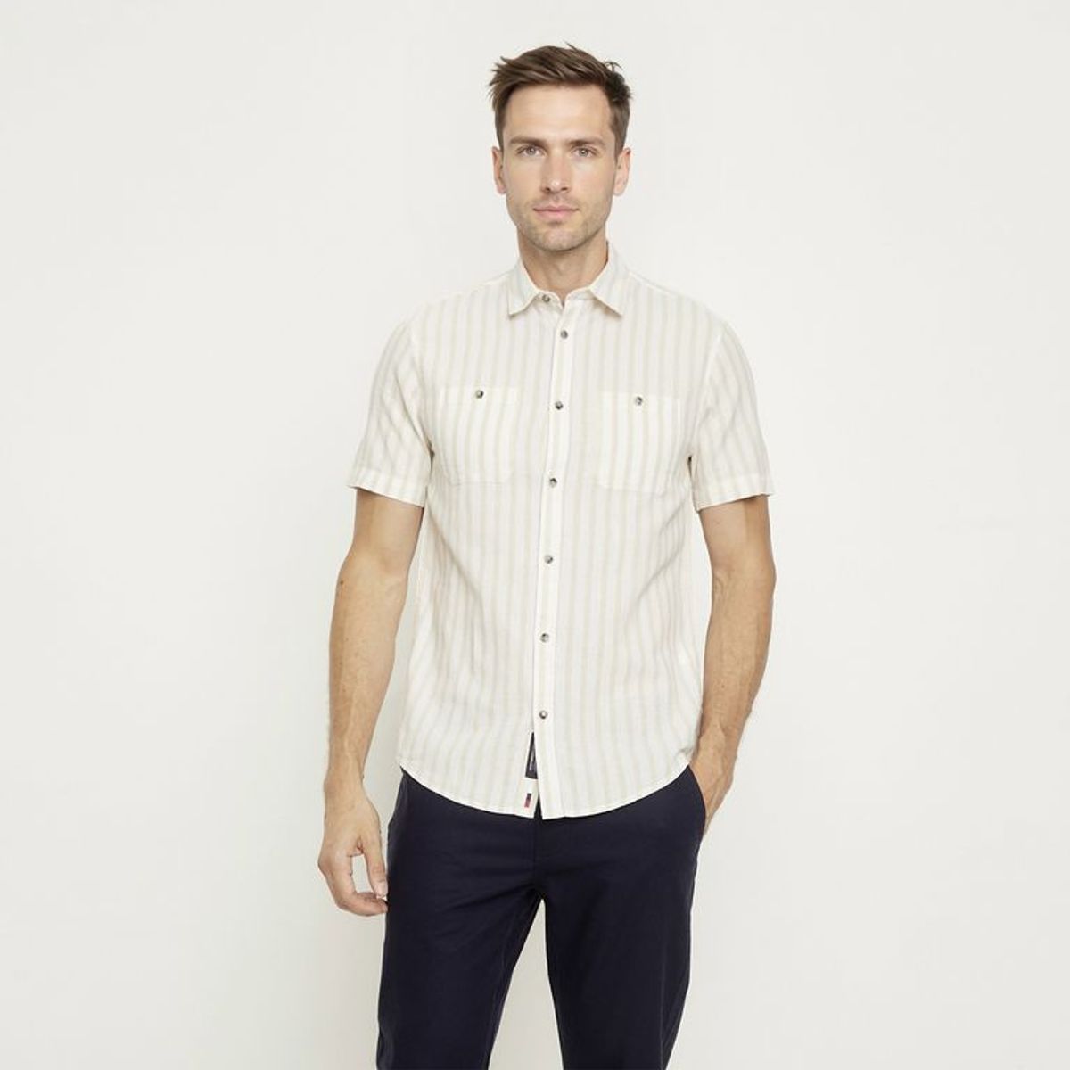 UNIVERSITY CLUB - Camisa Algodón Casual Hombre University Club