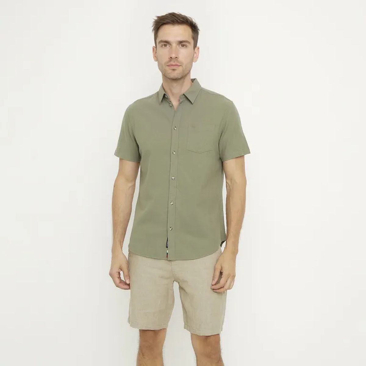 UNIVERSITY CLUB - Camisa Casual Regular Fit Hombre University Club