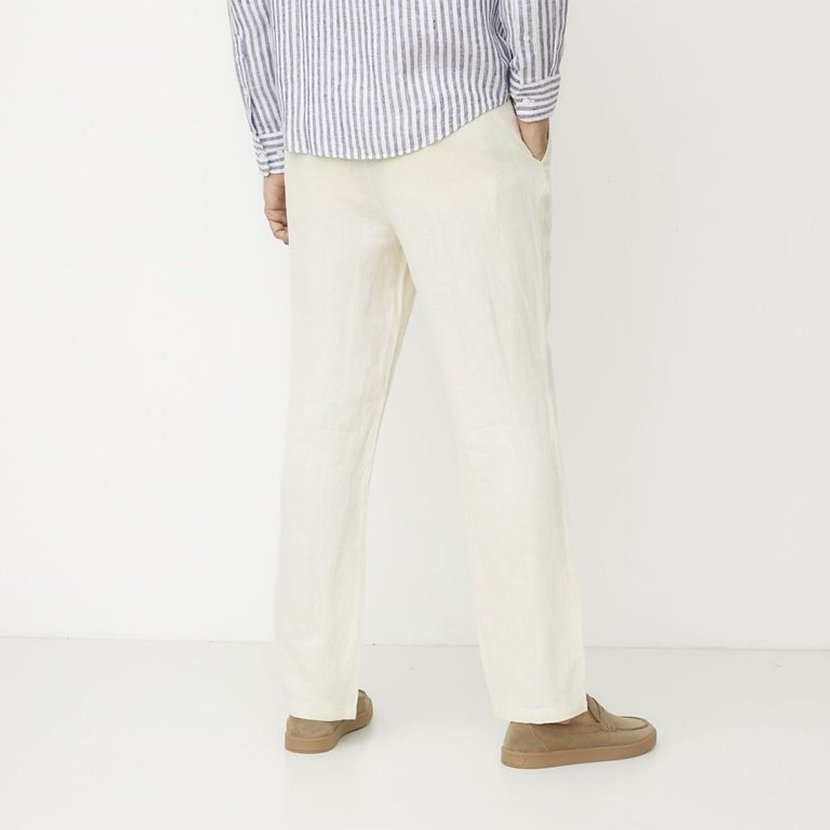 LA MARTINA - Pantalón Lino Regular Fit Hombre La Martina