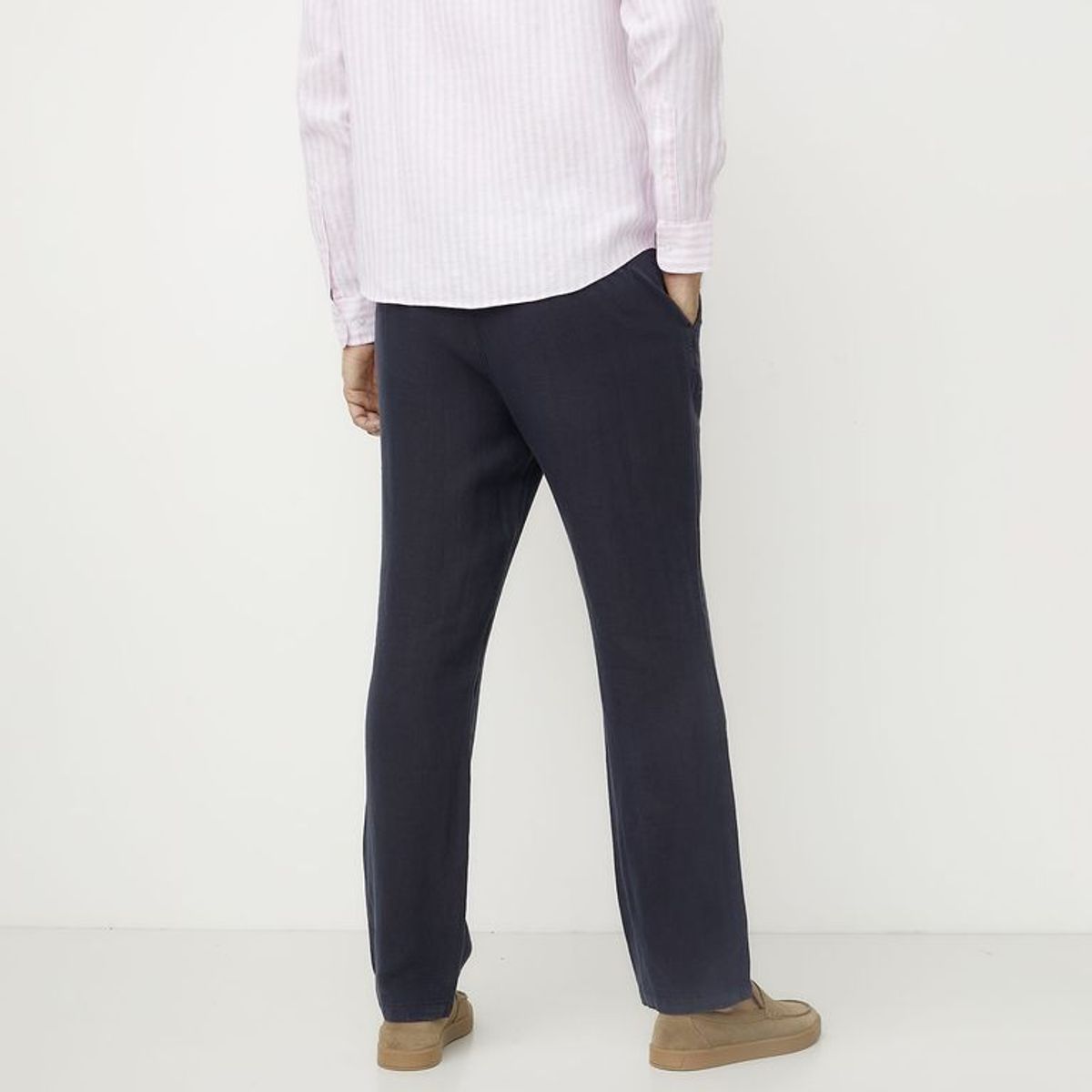 LA MARTINA - Pantalón Lino Regular Fit Hombre La Martina
