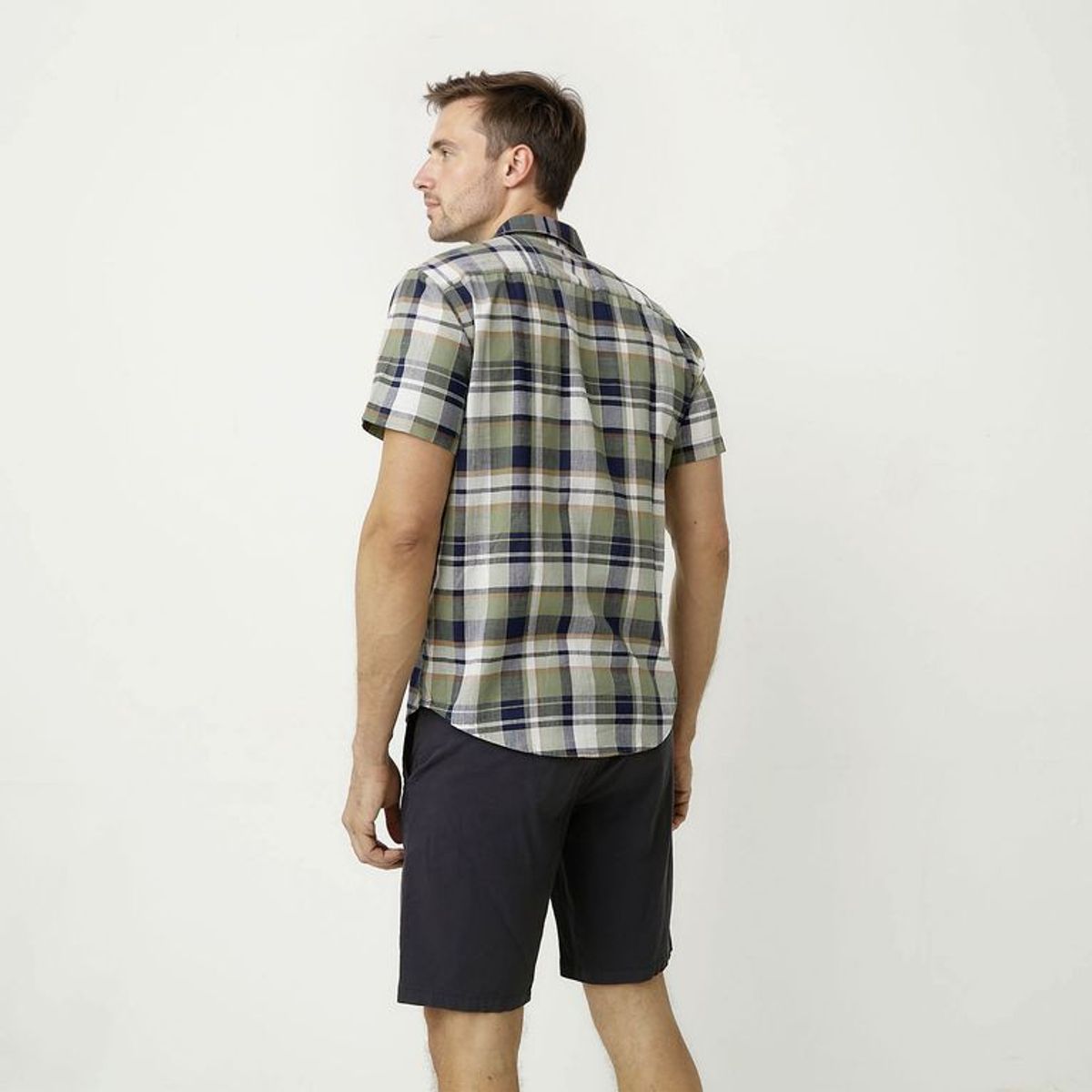 UNIVERSITY CLUB - Camisa 100% Algodón Casual Regular Fit Hombre University Club