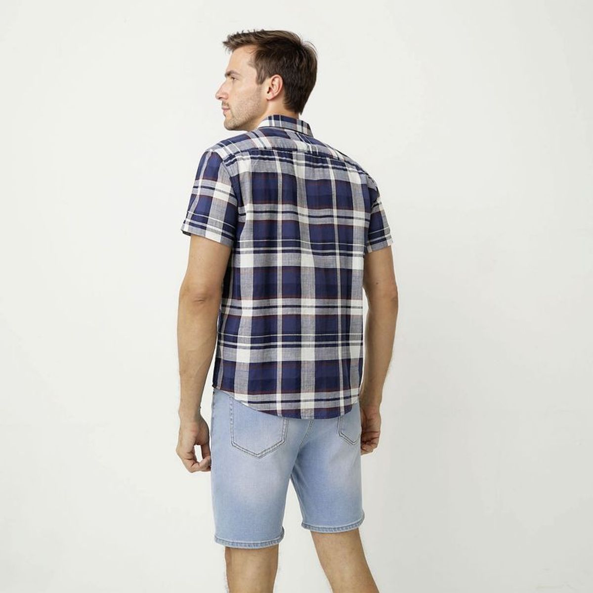 UNIVERSITY CLUB - Camisa 100% Algodón Casual Regular Fit Hombre University Club