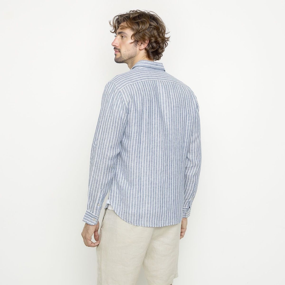 CASCAIS - Camisa 100% Lino Casual Hombre Cascais