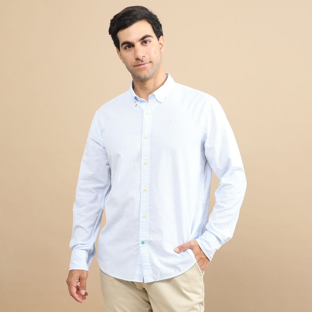 LA MARTINA - Camisa 100% Algodón Casual Regular Fit Hombre La Martina