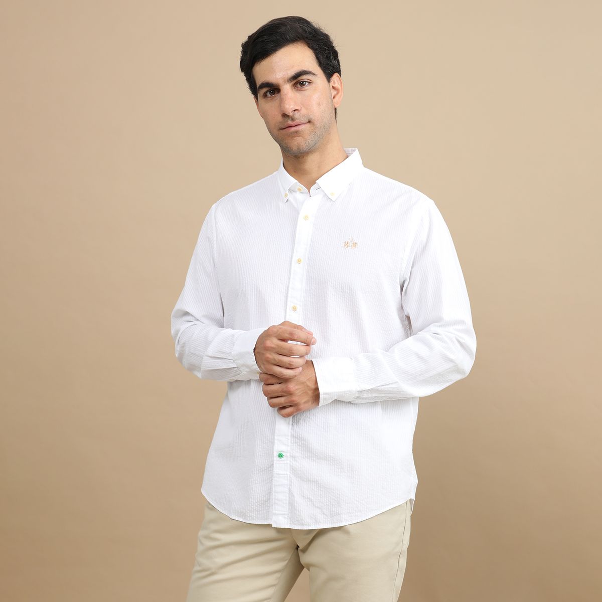 LA MARTINA - Camisa 100% Algodón Casual Regular Fit Hombre La Martina