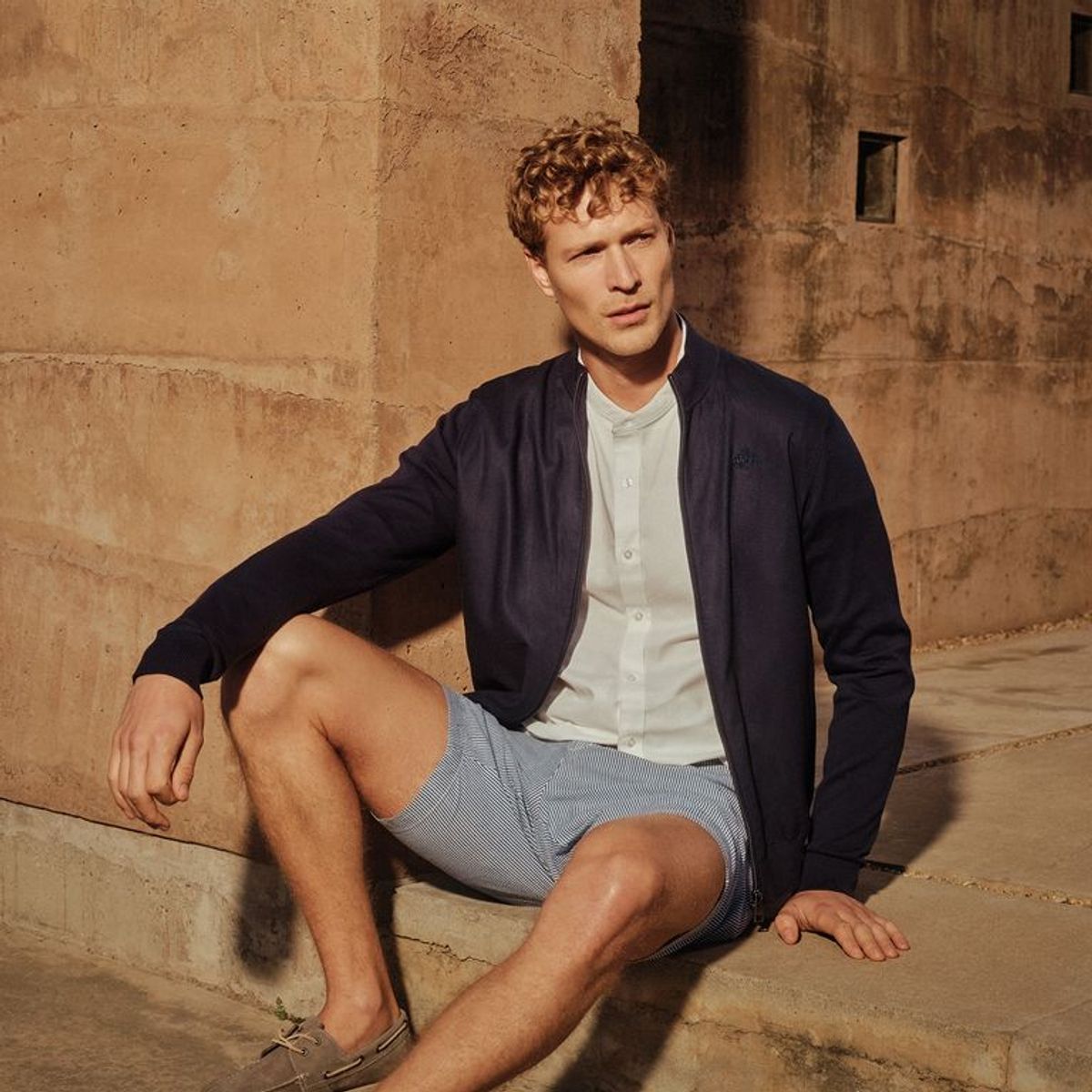 LA MARTINA - Casaca Lino Casual Hombre La Martina