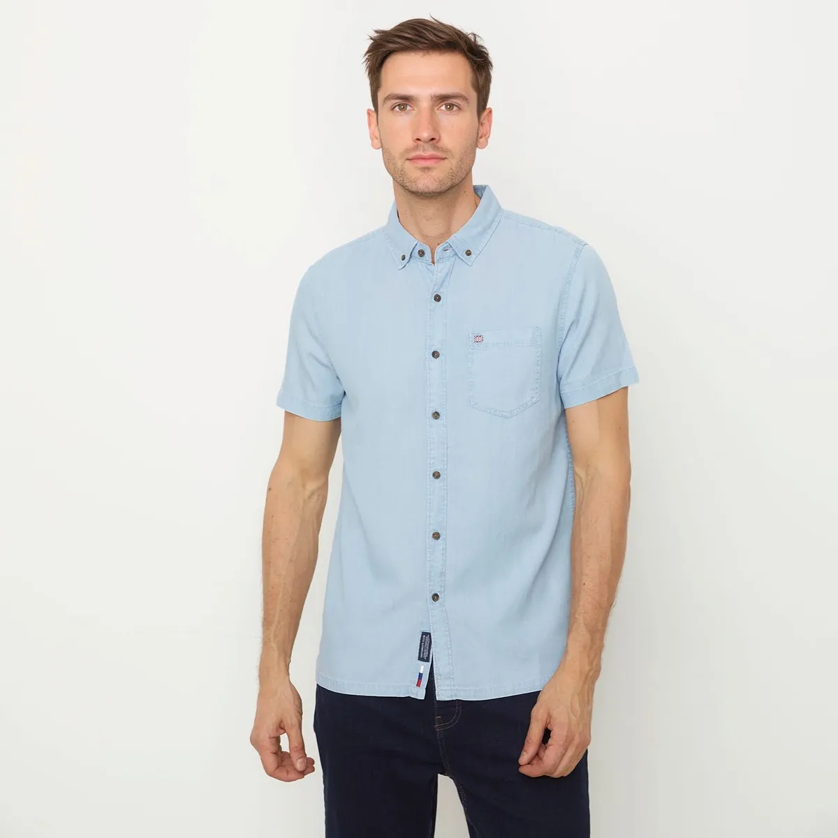 UNIVERSITY CLUB - Camisa Algodón Casual Hombre University Club