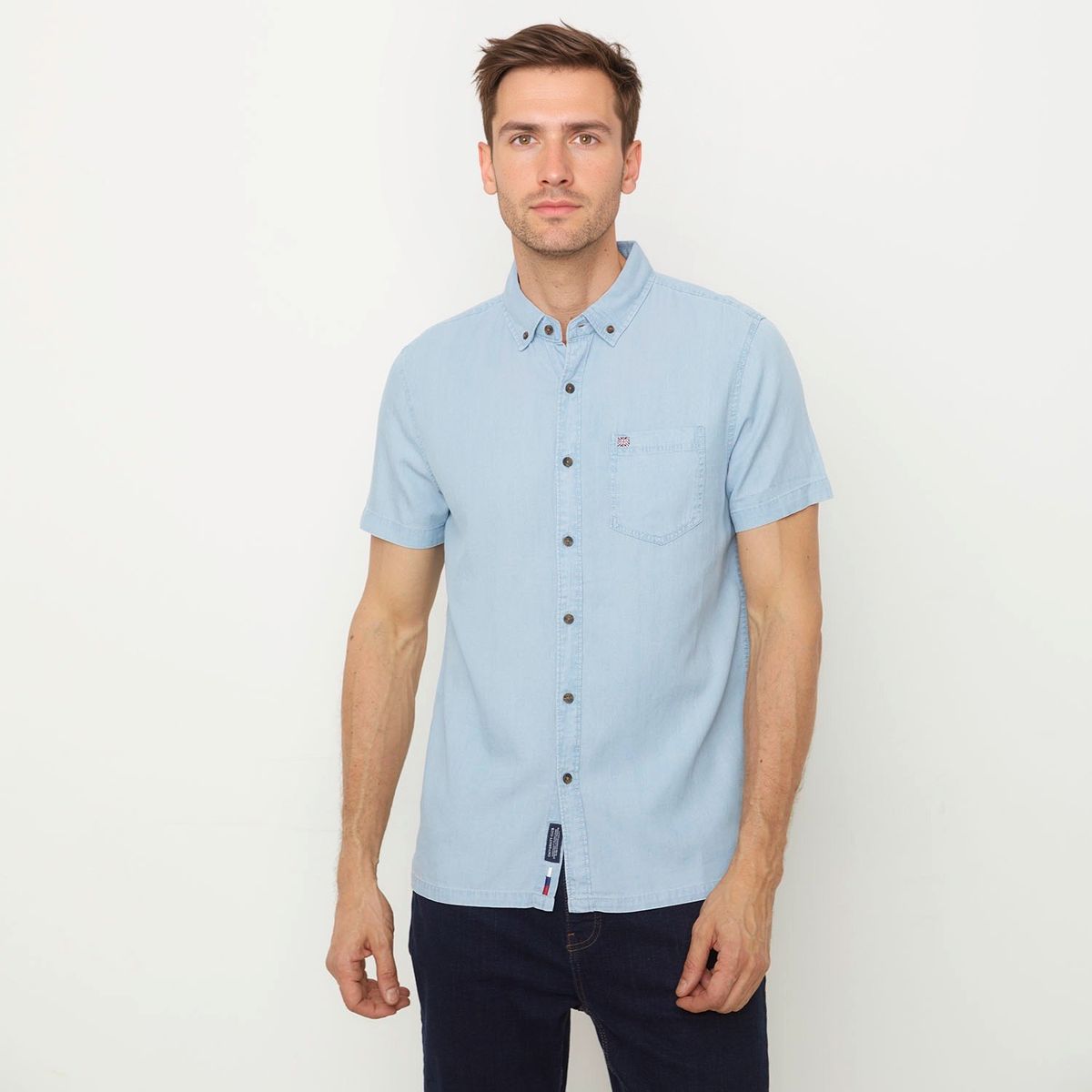 UNIVERSITY CLUB - Camisa Algodón Casual Hombre University Club