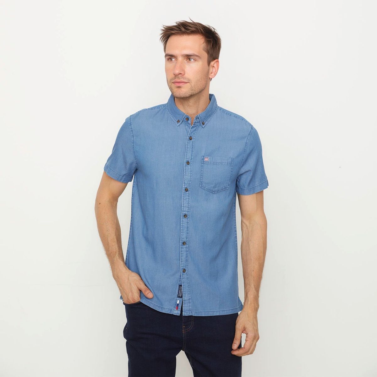 UNIVERSITY CLUB - Camisa Algodón Casual Hombre University Club