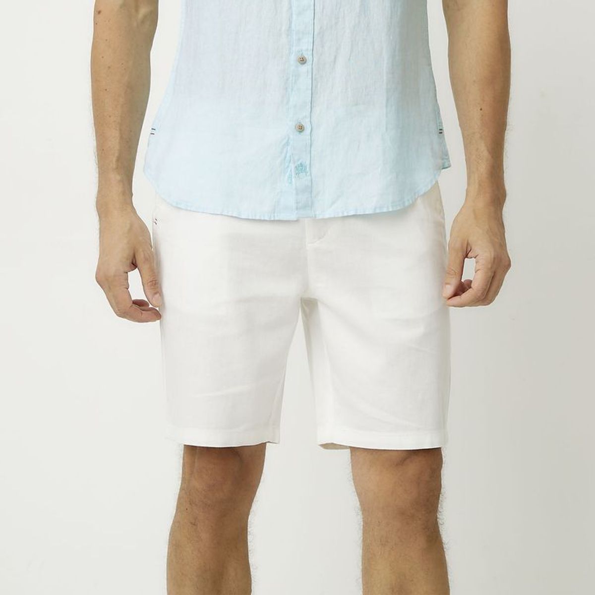 CASCAIS - Short Lino Casual Hombre Cascais