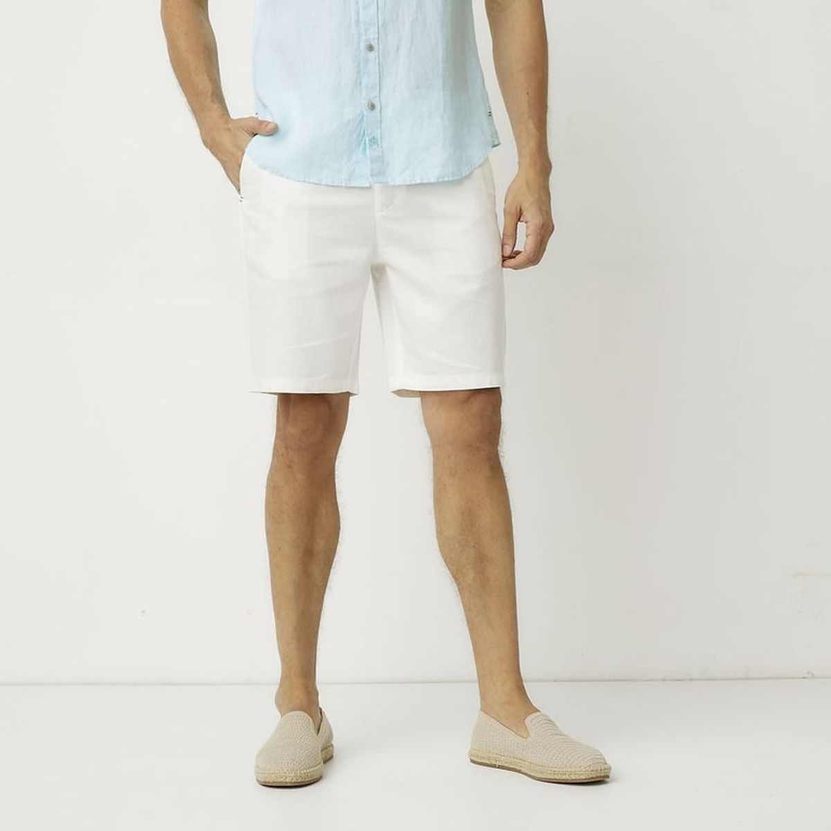 CASCAIS - Short Lino Casual Hombre Cascais
