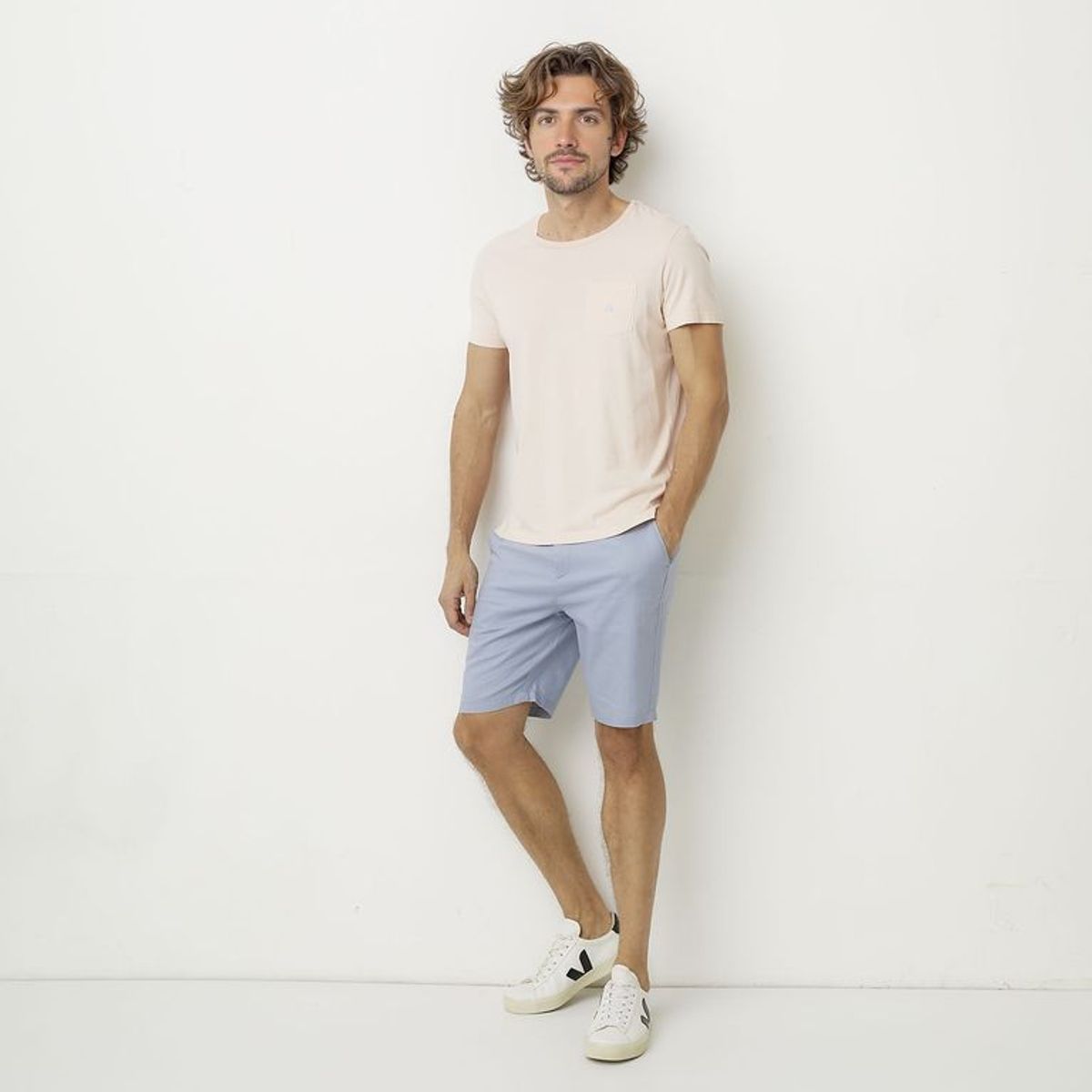 CASCAIS - Short Lino Casual Hombre Cascais