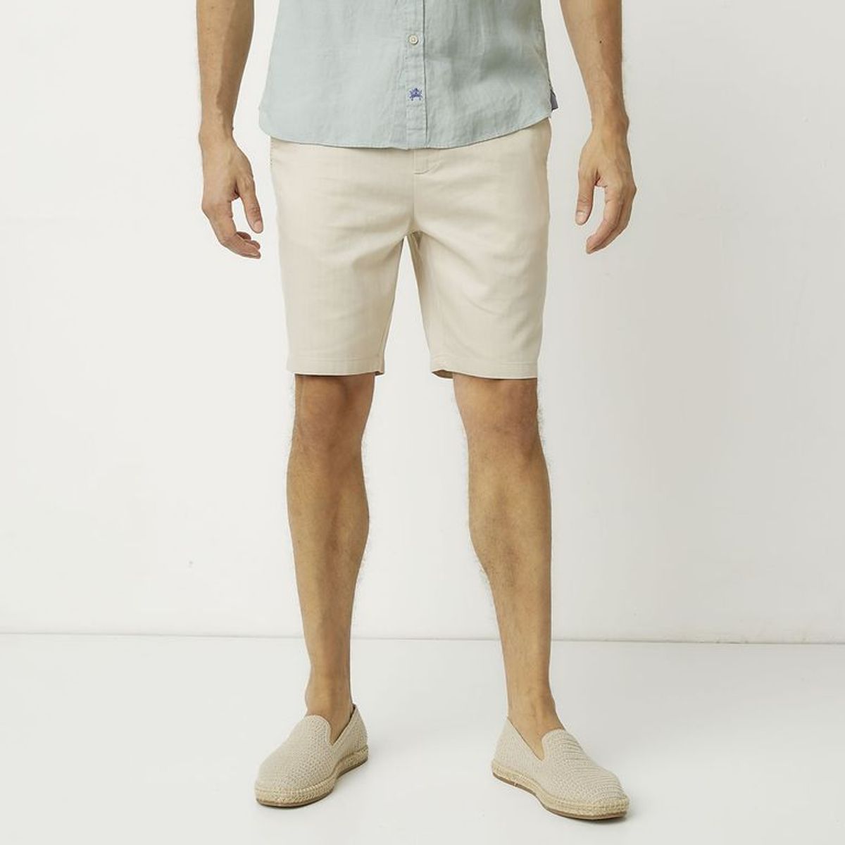 CASCAIS - Short Lino Casual Hombre Cascais