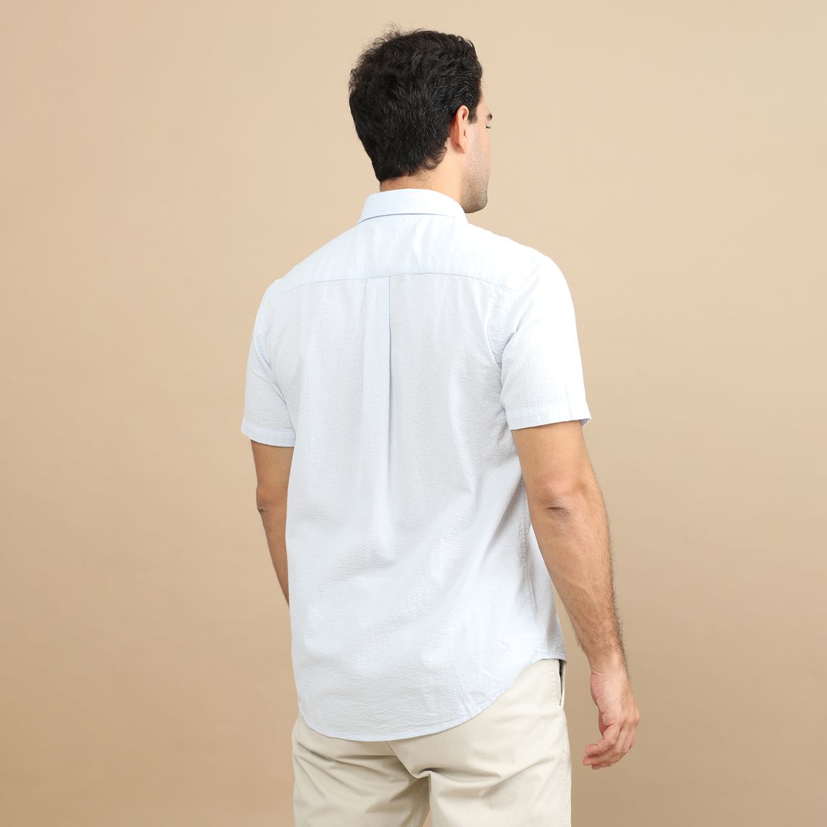 UNIVERSITY CLUB - Camisa 100% Algodón Casual Regular Fit Hombre University Club