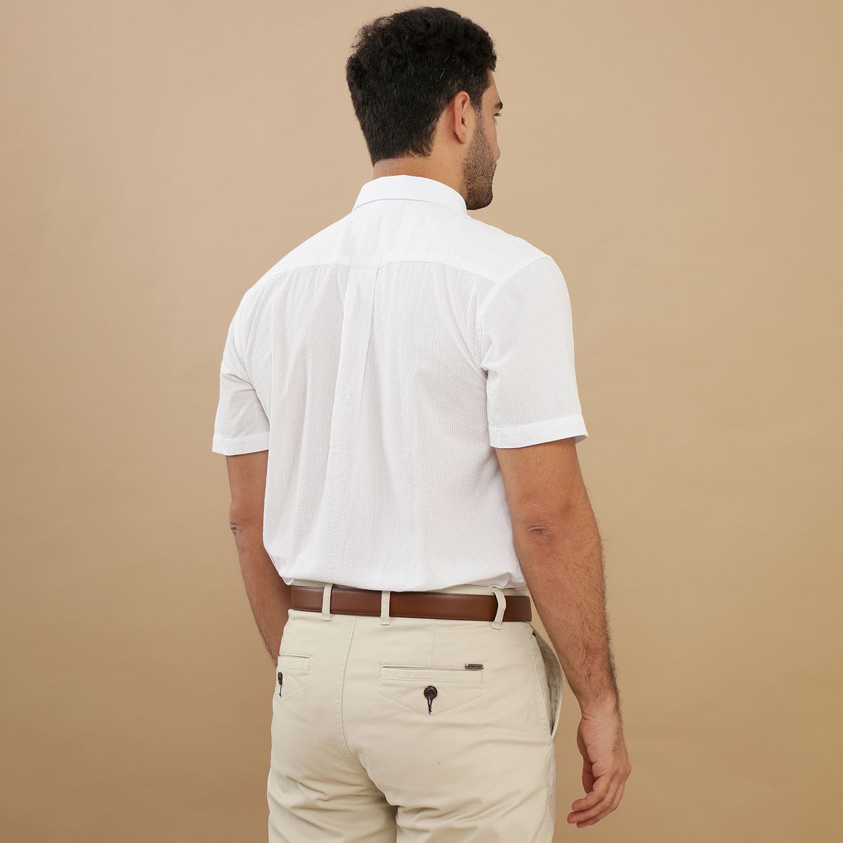 UNIVERSITY CLUB - Camisa 100% Algodón Casual Regular Fit Hombre University Club