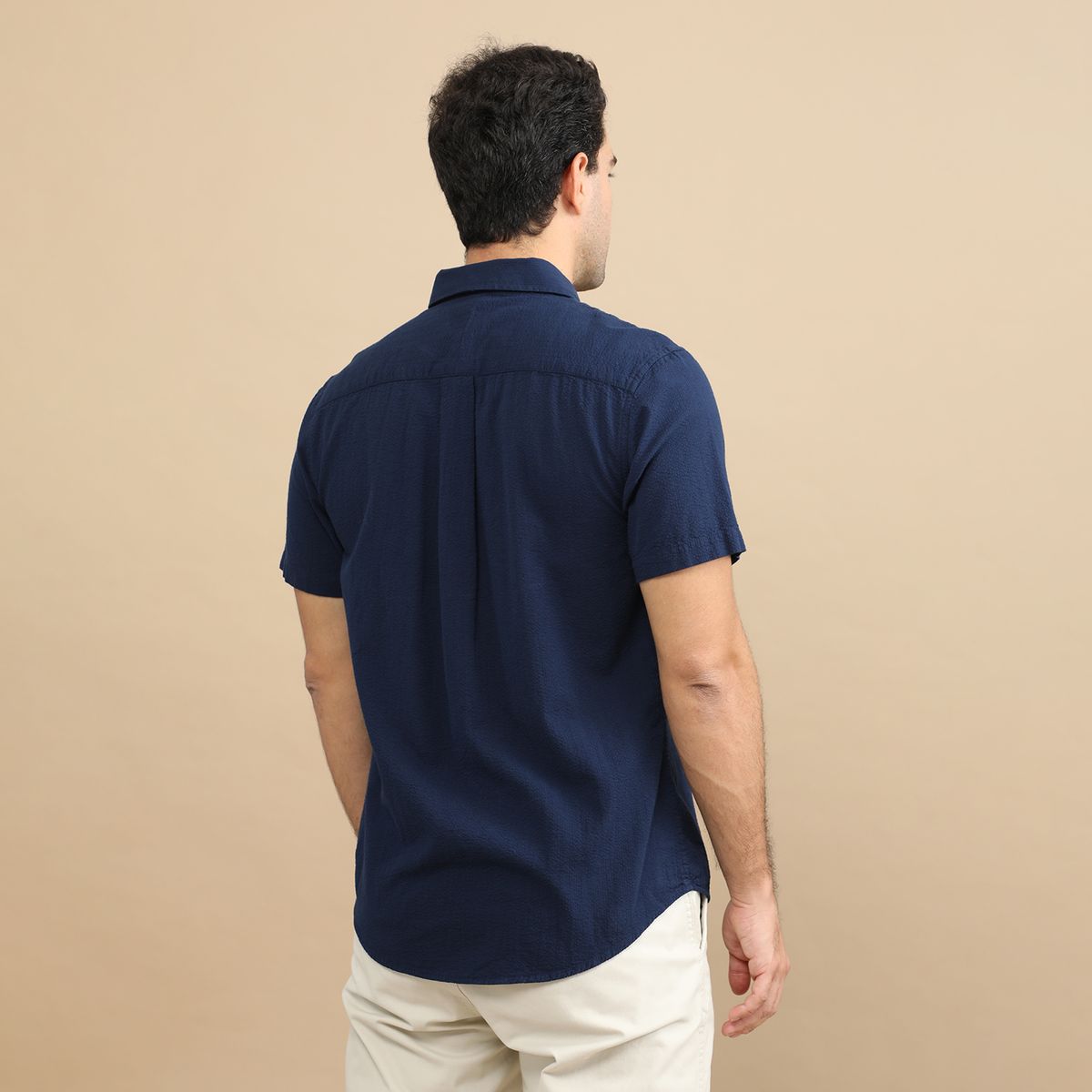 UNIVERSITY CLUB - Camisa 100% Algodón Casual Regular Fit Hombre University Club