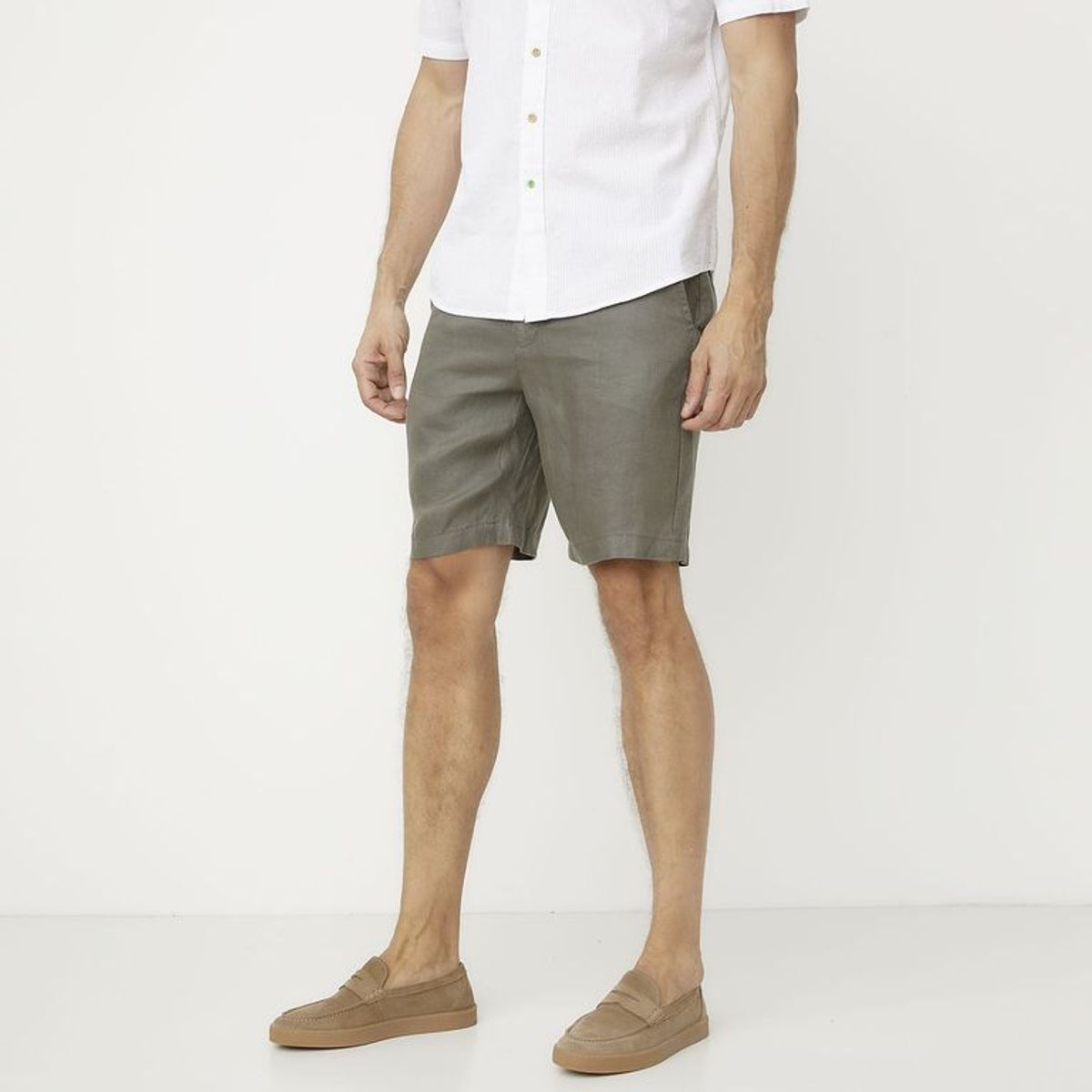 LA MARTINA - Short 100% Lino Regular Fit Hombre La Martina