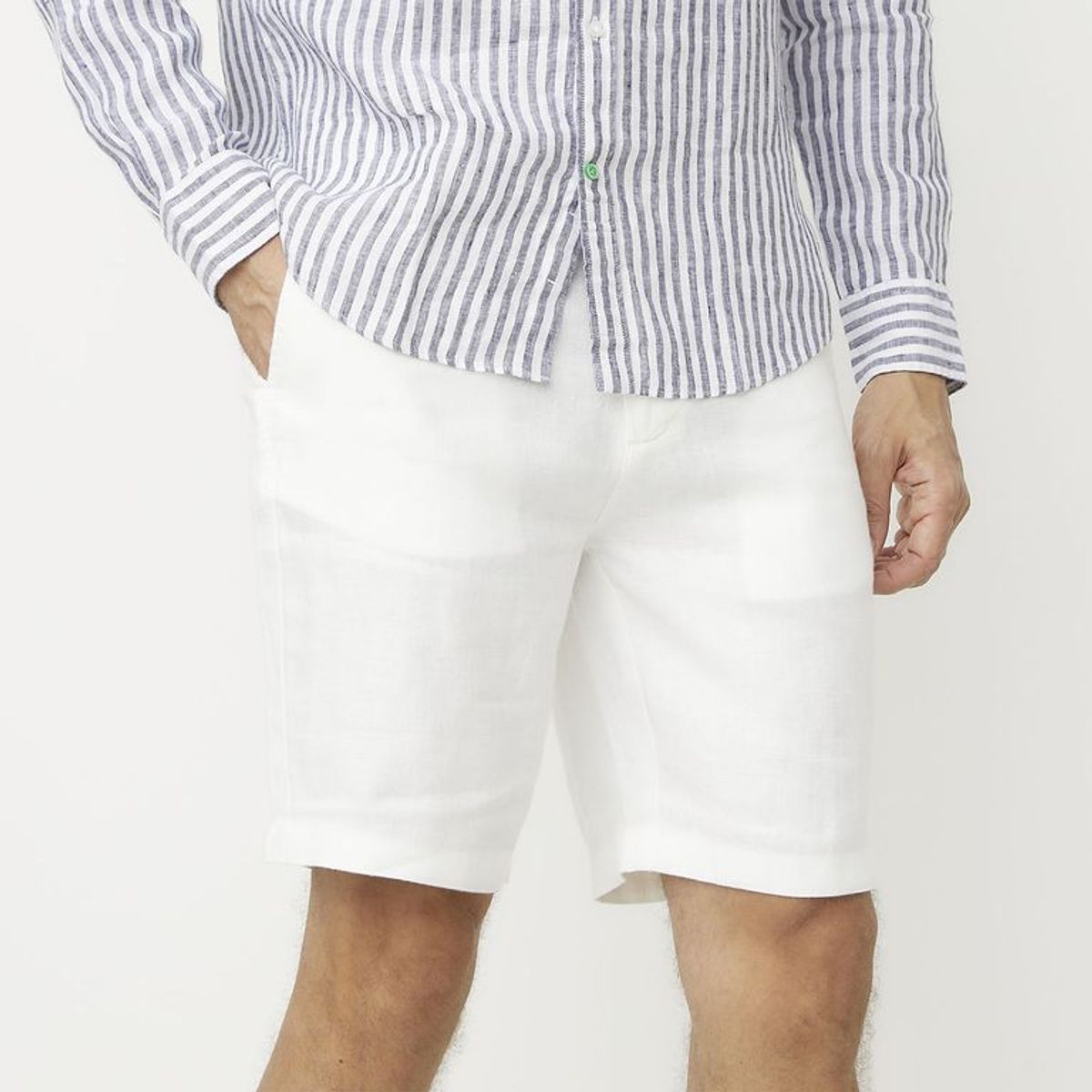 LA MARTINA - Short 100% Lino Regular Fit Hombre La Martina