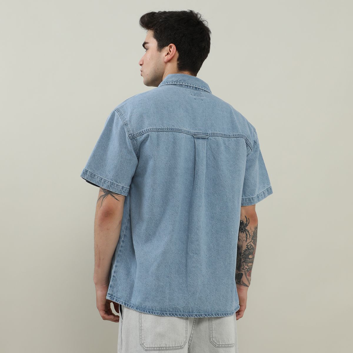 BEARCLIFF - Camisa 100% Algodón Regular Fit Hombre Bearcliff