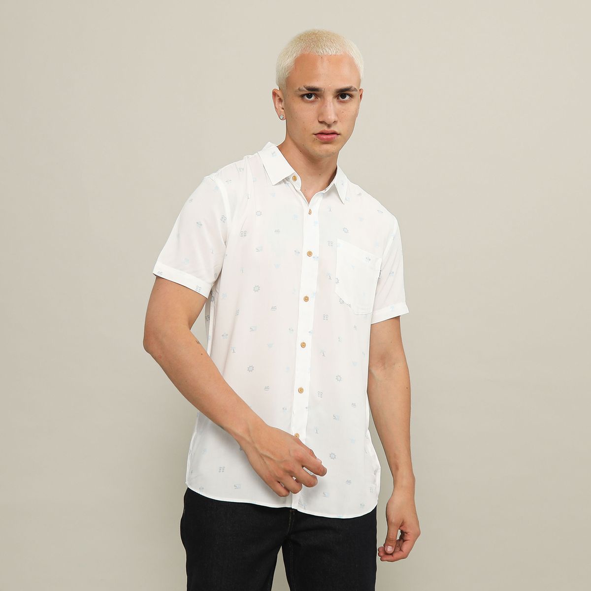 DOO AUSTRALIA - Camisa Casual Regular Fit Hombre Doo Australia