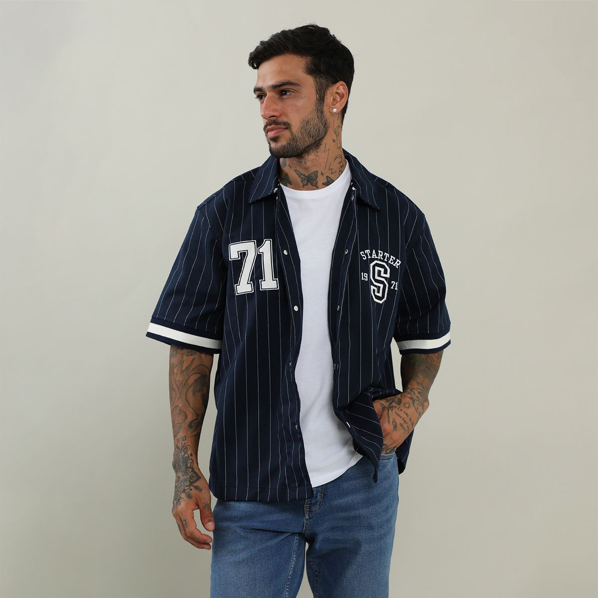 STARTER - Camisa Regular Fit Hombre Starter