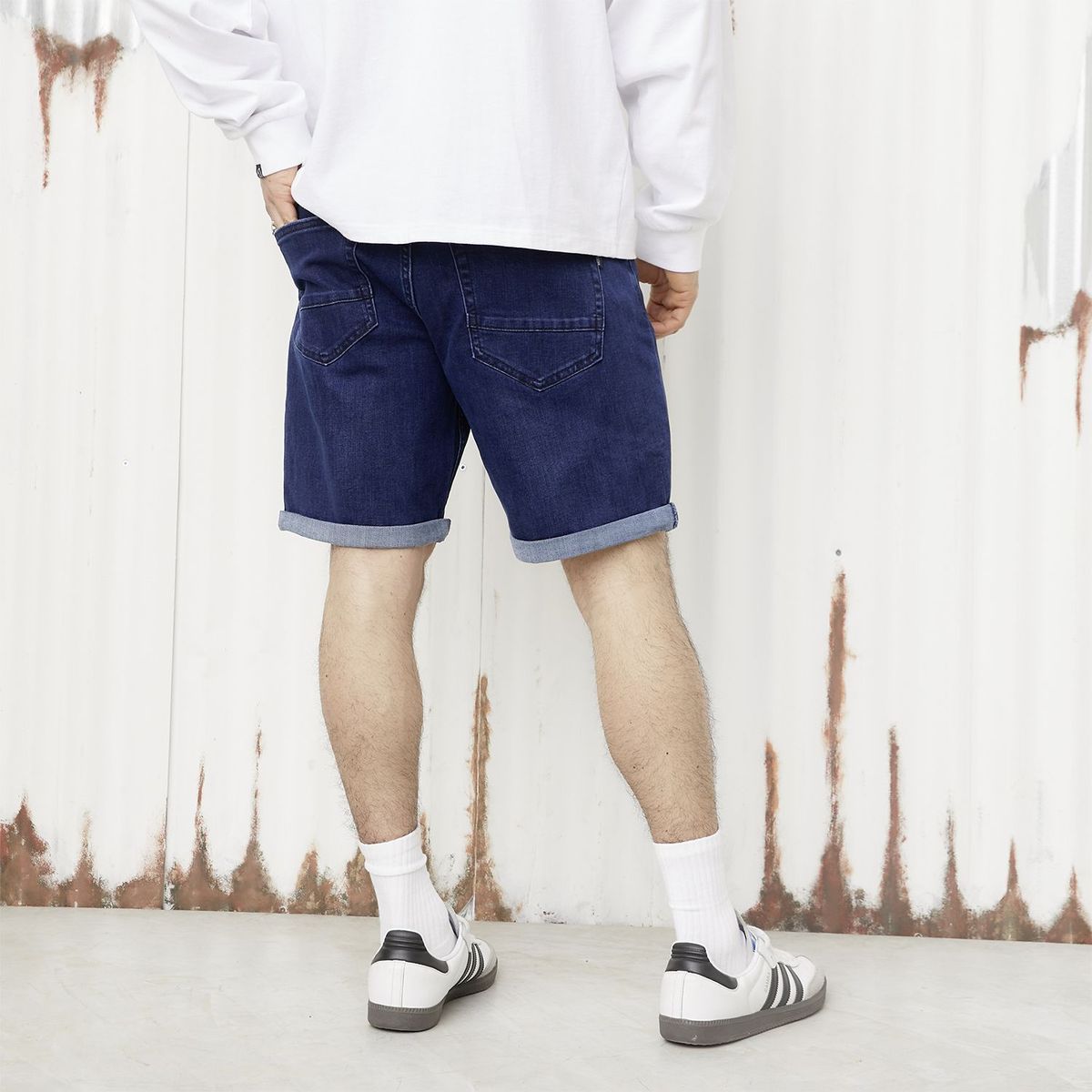 DENIMLAB - Short Algodón Slim Fit Hombre Denimlab