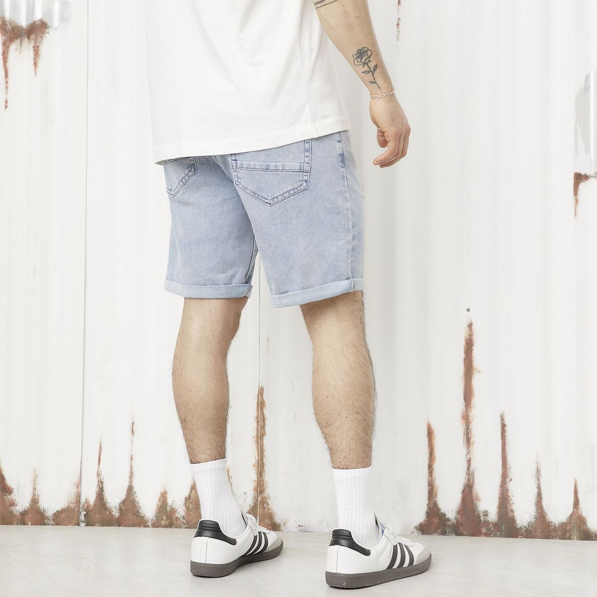 DENIMLAB - Short Algodón Slim Fit Hombre Denimlab