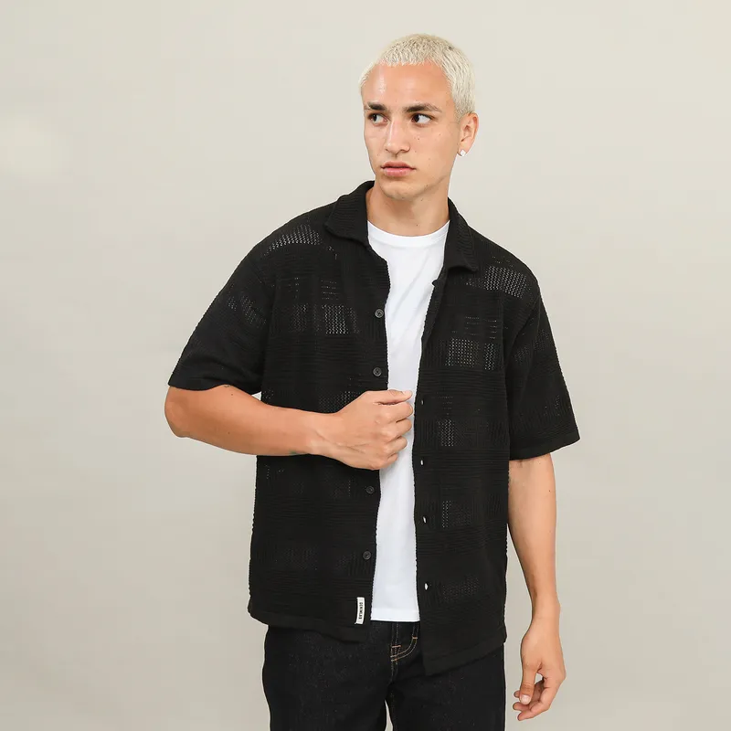DENIMLAB - Camisa 100% Algodón Baggy Fit Hombre Denimlab