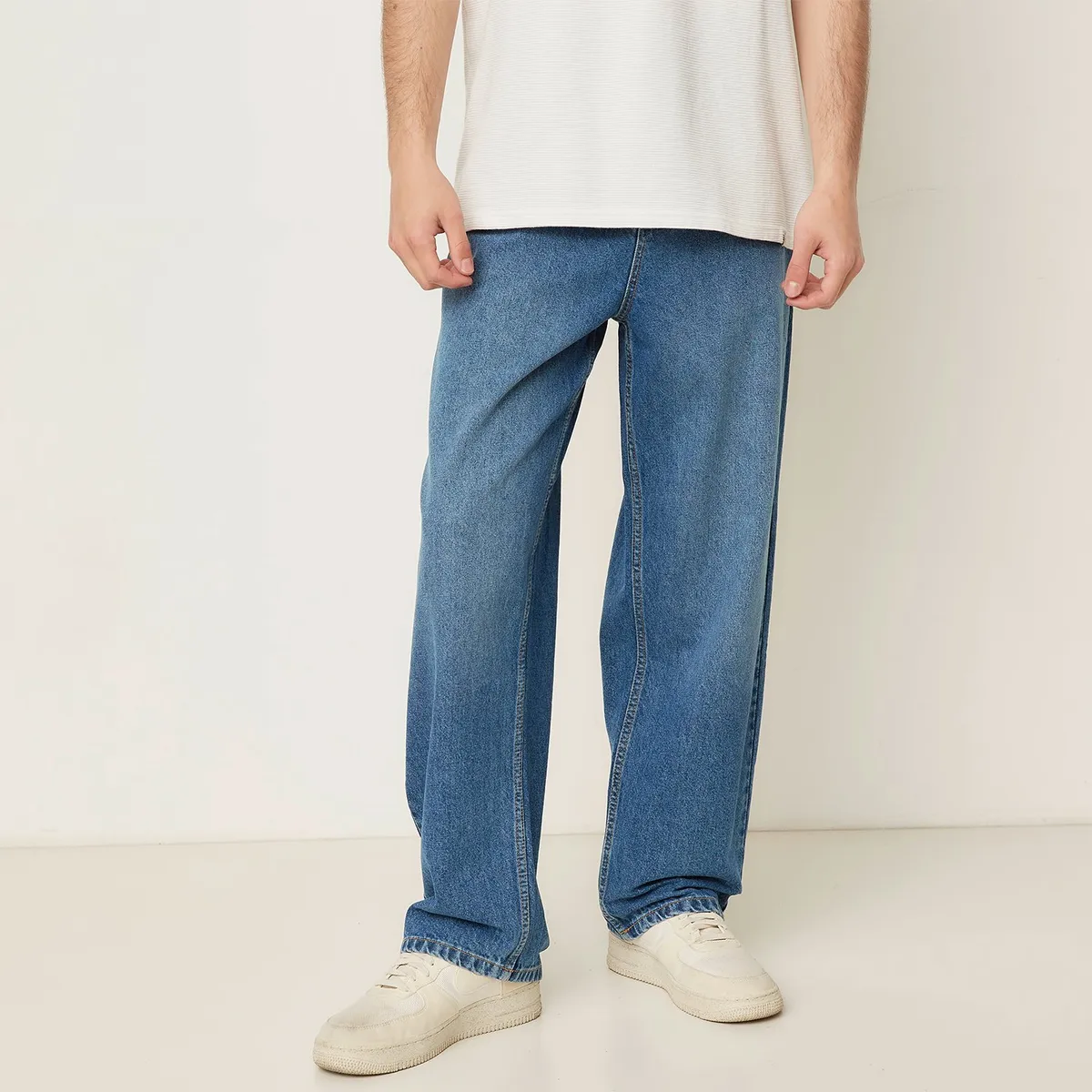 BEARCLIFF - Jean Algodón Baggy Fit Hombre Bearcliff
