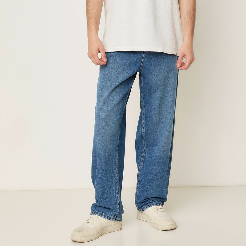 BEARCLIFF - Jean Algodón Baggy Fit Hombre Bearcliff