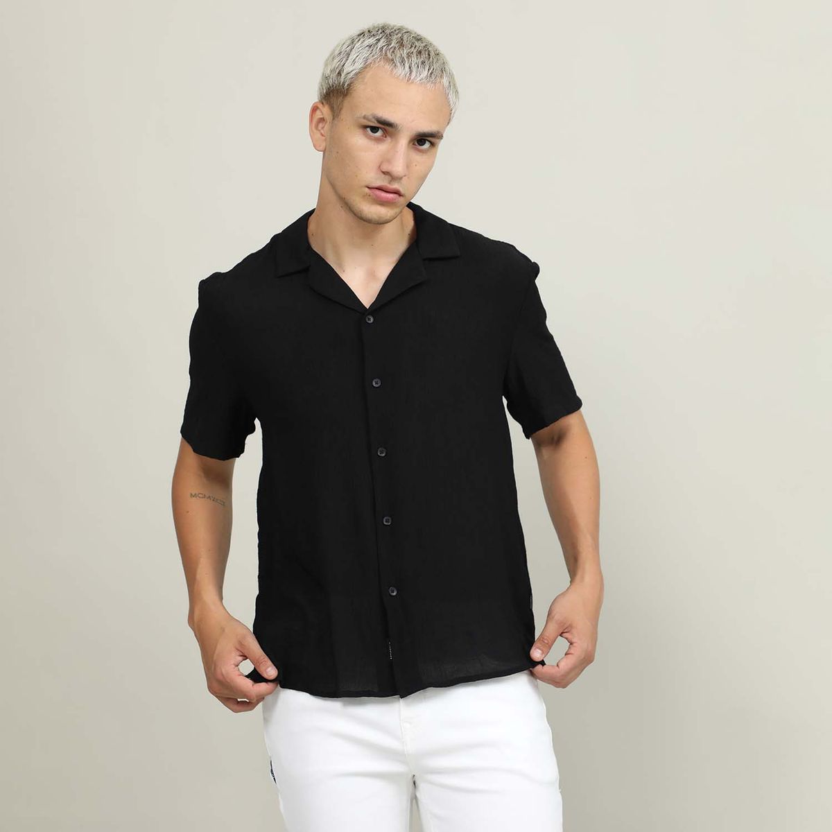MOSSIMO - Camisa Casual Regular Fit Hombre Mossimo