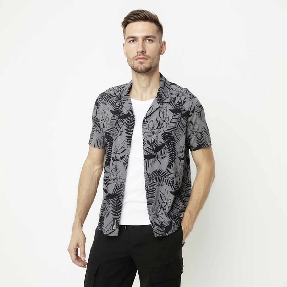 MOSSIMO - Camisa Algodón Casual Hombre Mossimo