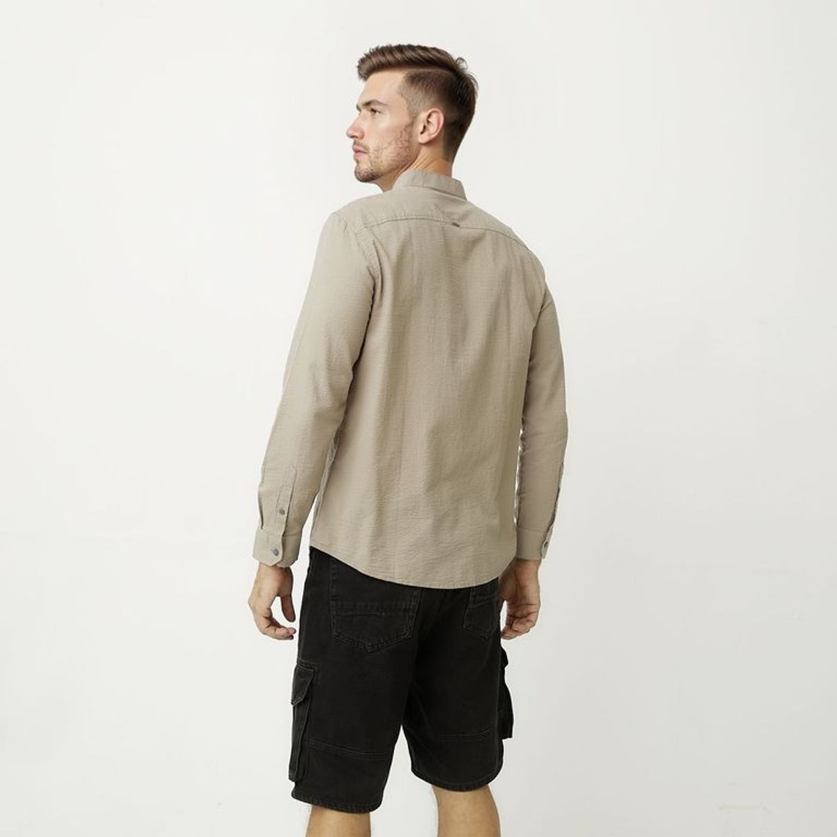 MOSSIMO - Camisa 100% Algodón Regular Fit Hombre Mossimo