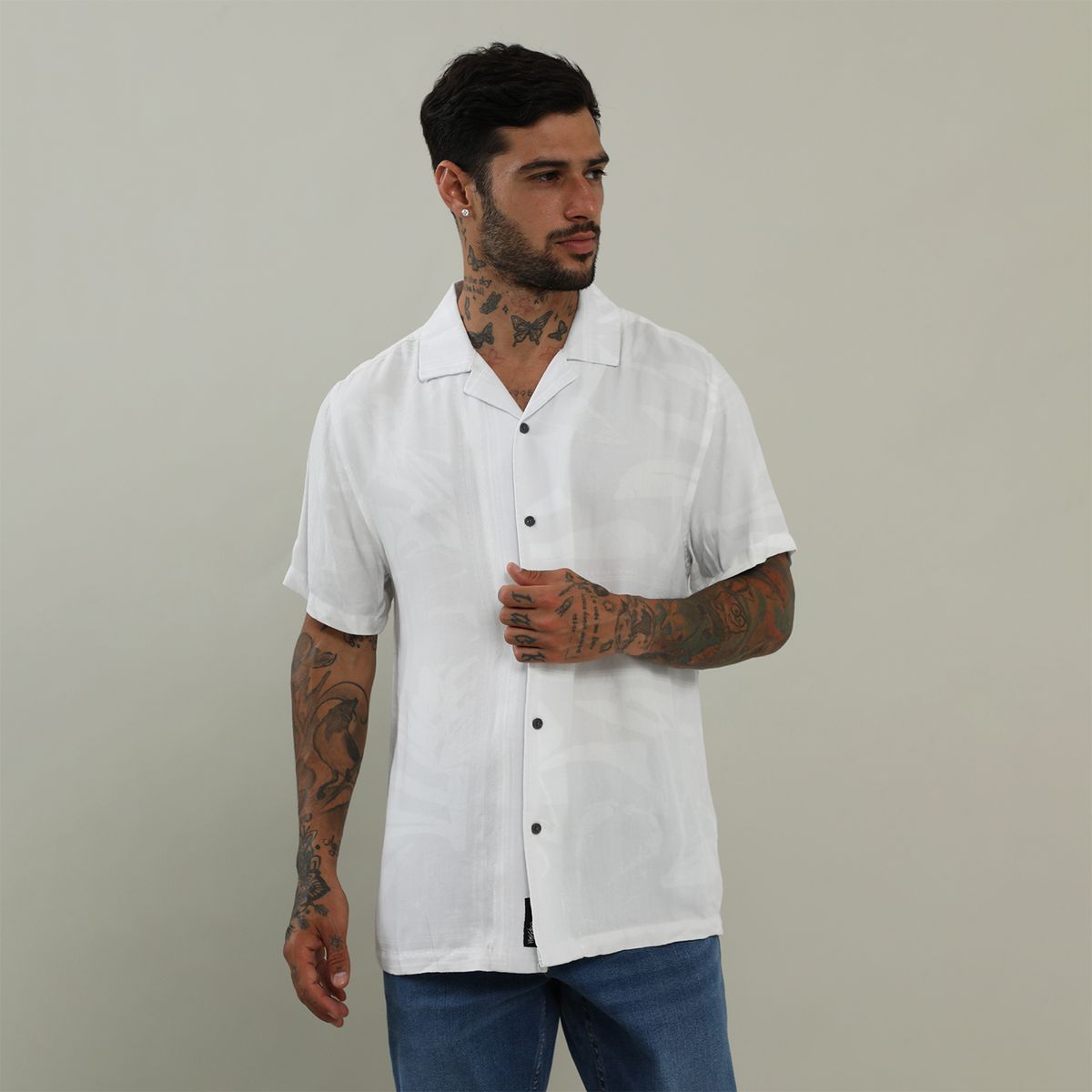 MOSSIMO - Camisa Casual Regular Fit Hombre Mossimo